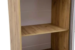 Szafy Z Lustrem|Szafy Przesuwne| Szafa przesuwna dąb craft ONTARIO 100 cm