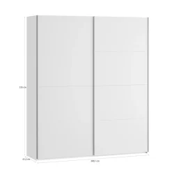 FORTE Szafa przesuwna FITIO mat 200 cm