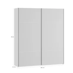 Szafy Przesuwne|FORTE Szafa przesuwna FITIO połysk 200 cm