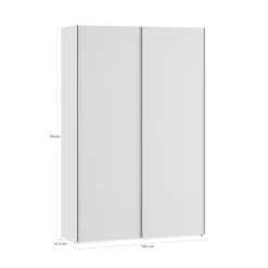 FORTE Szafa przesuwna FITIO połysk 150 cm