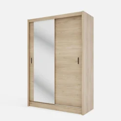 inny Szafa przesuwna INES z lustrem 150 cm dąb cremona