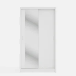 inny Szafa przesuwna INES z lustrem 120 cm biała