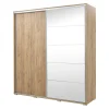 Szafy Z Lustrem|Szafy Przesuwne|inny Szafa przesuwna ONTARIO 24 dąb craft 230 cm