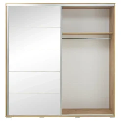 Szafy Z Lustrem|Szafy Przesuwne|inny Szafa przesuwna ONTARIO 24 dąb craft 230 cm