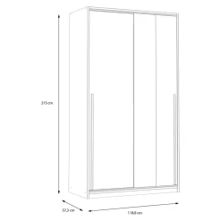 Szafy Przesuwne|FORTE Szafa przesuwna S-ROOM