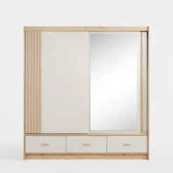 inny Szafa przesuwna z lustrem i szufladami NEVADA