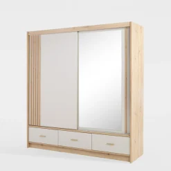 inny Szafa przesuwna z lustrem i szufladami NEVADA