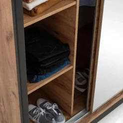 Szafy Z Lustrem|Szafy Przesuwne|inny Szafa przesuwna z lustrem MALI 120 cm