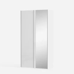 FORTE Szafa przesuwna z lustrem FITIO połysk 120 cm