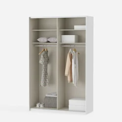 FORTE Szafa przesuwna z lustrem FITIO mat 150 cm