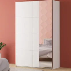 FORTE Szafa przesuwna z lustrem FITIO mat 150 cm