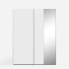 FORTE Szafa przesuwna z lustrem FITIO mat 180 cm