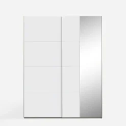 FORTE Szafa przesuwna z lustrem FITIO mat 180 cm
