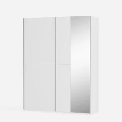 FORTE Szafa przesuwna z lustrem FITIO mat 180 cm