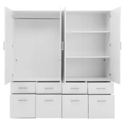 Szafy Uchylne| Szafa TALLIN 4D8S biały