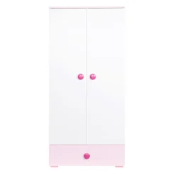 Dzieci Szafa TOP BABY różowa