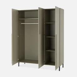 Dzieci inny Szafa trzydrzwiowa zielona SERGIO