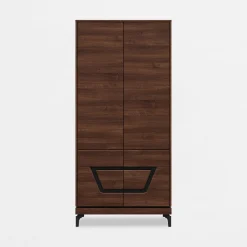 Furni Home Szafa z czarnym dekorem VERO