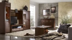 DiTrendi Szafa z drążkiem ciemny brąz 98 cm PARIS