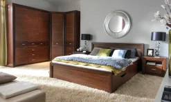 DiTrendi Szafa z drążkiem ciemny brąz 109 cm PARIS