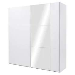 Szafy Z Lustrem|Szafy Przesuwne|Exline Szafa z lustem BASTIA BIAŁA 200