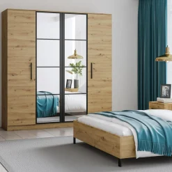 Szafy Z Lustrem|Szafy Uchylne| Szafa z lustrem do sypialni MALTA