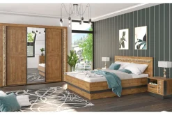 Szafy Z Lustrem|Szafy Przesuwne|Furni Home Szafa z lustrem DORIAN 3D, z oświetleniem