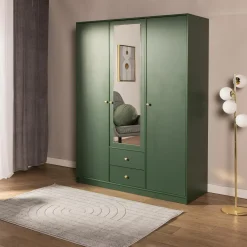 Szafy Uchylne|inny Szafa z lustrem zielona COLORI