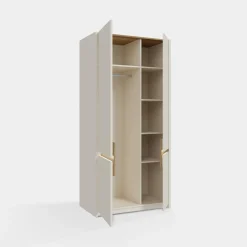 Szafy Uchylne|FORTE Szafa z oświetleniem OAK SQUERE