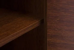 Szafy Uchylne|DiTrendi Szafa z półkami i szufladami wąska ciemny brąz PARIS