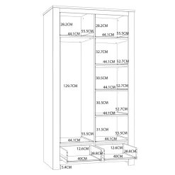FORTE Szafa z szufladą SAN CAYETANO