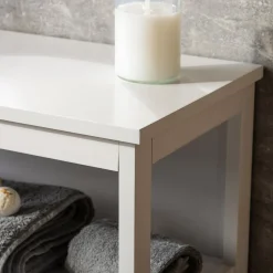 Szafki Łazienkowe|Szafki, Słupki I Półki Łazienkowe|inny Szafka łazienkowa biała PARLA