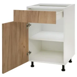 Szafka dolna BASIC PLUS BP/D50S1 dąb craft złoty
