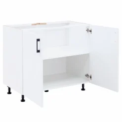 Szafki Kuchenne| Szafka dolna 2-drzwiowa TAVALI T/D90 biały połysk