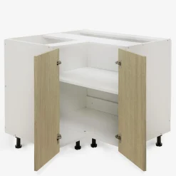 Szafki Kuchenne| Szafka dolna narożna BASIC PLUS BP/D90NW sand barbera oak