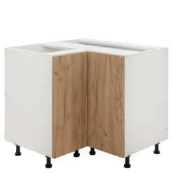 Szafki Kuchenne| Szafka dolna narożna BASIC PLUS BP/D90NW dąb craft złoty