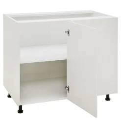 Szafki Kuchenne| Szafka dolna narożna BASIC PLUS BP/DNLP biały mat