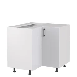Szafki Kuchenne| Szafka dolna narożna TAVALI T/D90NW biały połysk