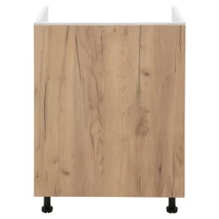 Szafki Kuchenne| Szafka dolna pod zlewozmywak BASIC PLUS BP/D60Z dąb craft złoty