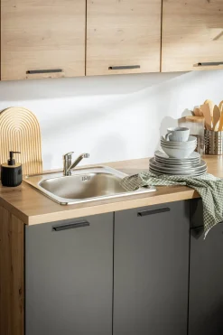 inny Szafka dolna pod zlewozmywak MILENA grafit