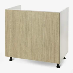 Szafka dolna pod zlewozmywak BASIC PLUS BP/D80Z sand barbera oak