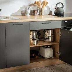 Szafki Kuchenne|inny Szafka dolna stojąca z szufladą MILENA M/D60S1 grafit