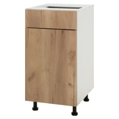 Szafka dolna z szufladą BASIC PLUS BP/D40SR1 dąb craft złoty