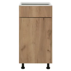 Szafka dolna z szufladą BASIC PLUS BP/D40SR1 dąb craft złoty