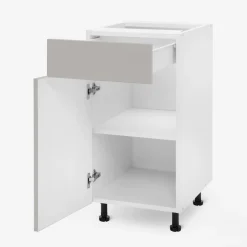 Szafka dolna z szufladą BASIC PLUS BP/D50S1 clay grey