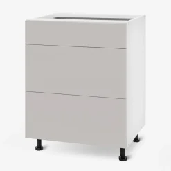 Szafki Kuchenne| Szafka dolna z szufladami BASIC PLUS BP/D60SR3 clay grey