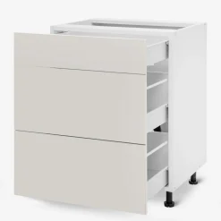 Szafka dolna z szufladami BASIC PLUS BP/D60SR3 cashmere