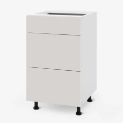 Szafki Kuchenne| Szafka dolna z szufladami BASIC PLUS BP/D45SR3 cashmere