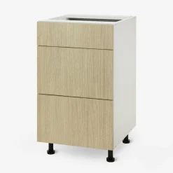 Szafka dolna z szufladami BASIC PLUS BP/D45S3 sand barbera oak