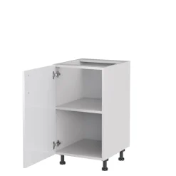 Szafki Kuchenne| Szafka dolna zamykana TAVALI T/D45L/P biały połysk